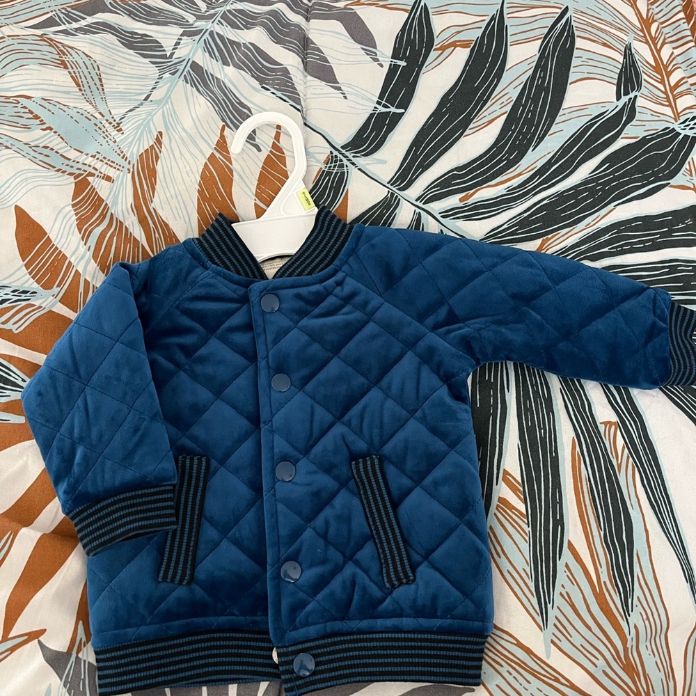 Baby/Boys First Impressions-Soft Velvet Jacket